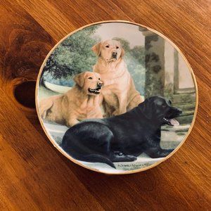 "Canine Companions" Numbered Plate - Franklin Mint